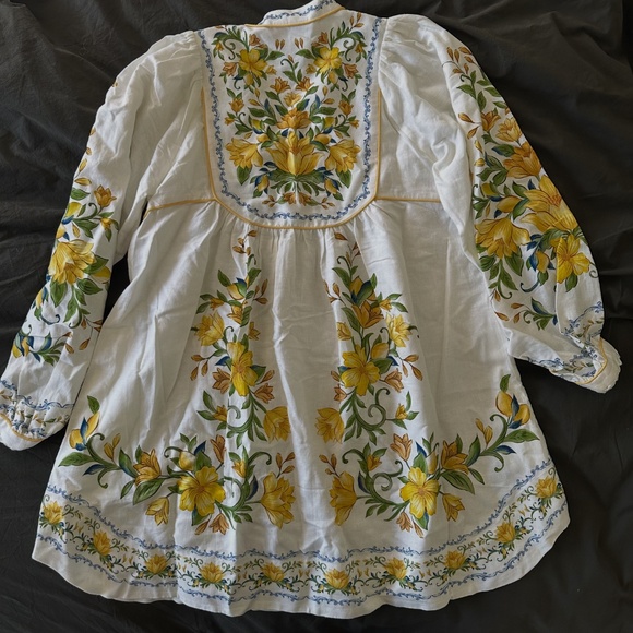 Off-White Sicily LENZING™ ECOVERO™ Euroflax™ Mini Dress - Picture 3 of 3